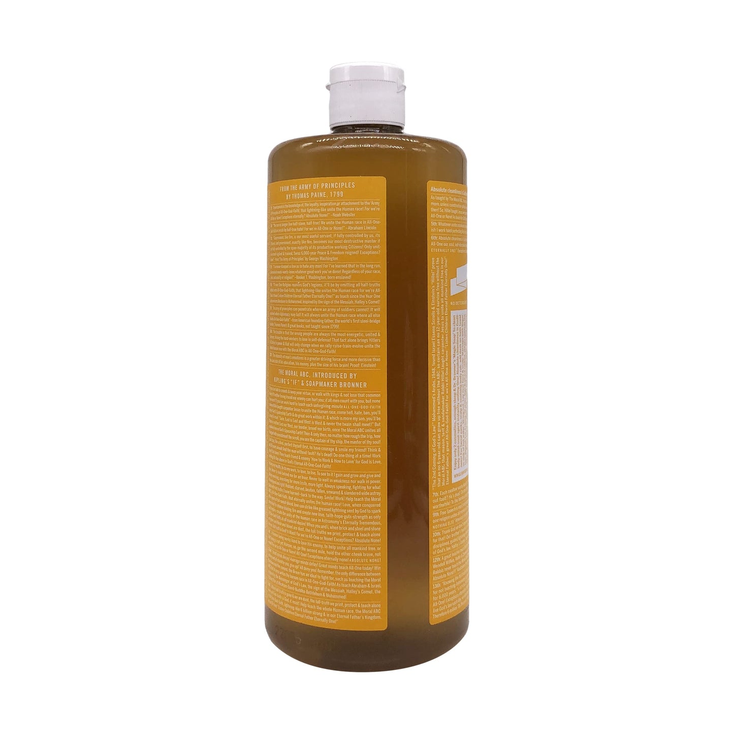 Dr Bronners, Soap Castile Liquid Citrus Orange M/W Oils Fair Trade, 32 Fl Oz Beauty & Personal Care Dr. Bronner's