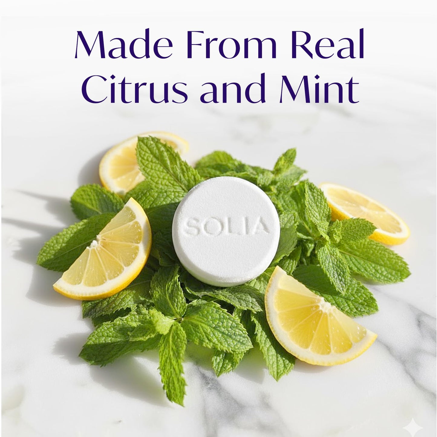 Solia Energizing Citrus Menthol Shower Steamers 15-Pack - Patent-Pending Real Essential Oil Menthol Shower Steamer Bombs, Spa Steamers Aromatherapy Beauty and Personal Care Solia
