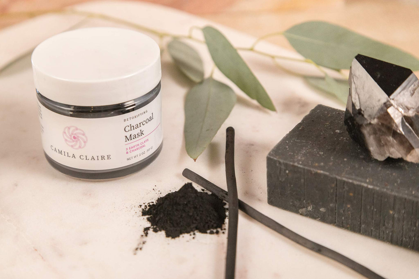 CAMILA CLAIRE DETOXIFYING CHARCOAL MASK: Helps Oil Control | Counteracts Daily Pollutants | Gently Cleanses Stressed Oily Skin | Made With Charcoal Beauty & Personal Care CAMILA CLAIRE