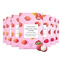 Vitamasques Korean Collagen Face Mask - Hydrating & Moisturizing Korean Sheet Mask with Lychee & Hyaluronic Acid - Vegan Facial Skincare for Firming Beauty & Personal Care Vitamasques