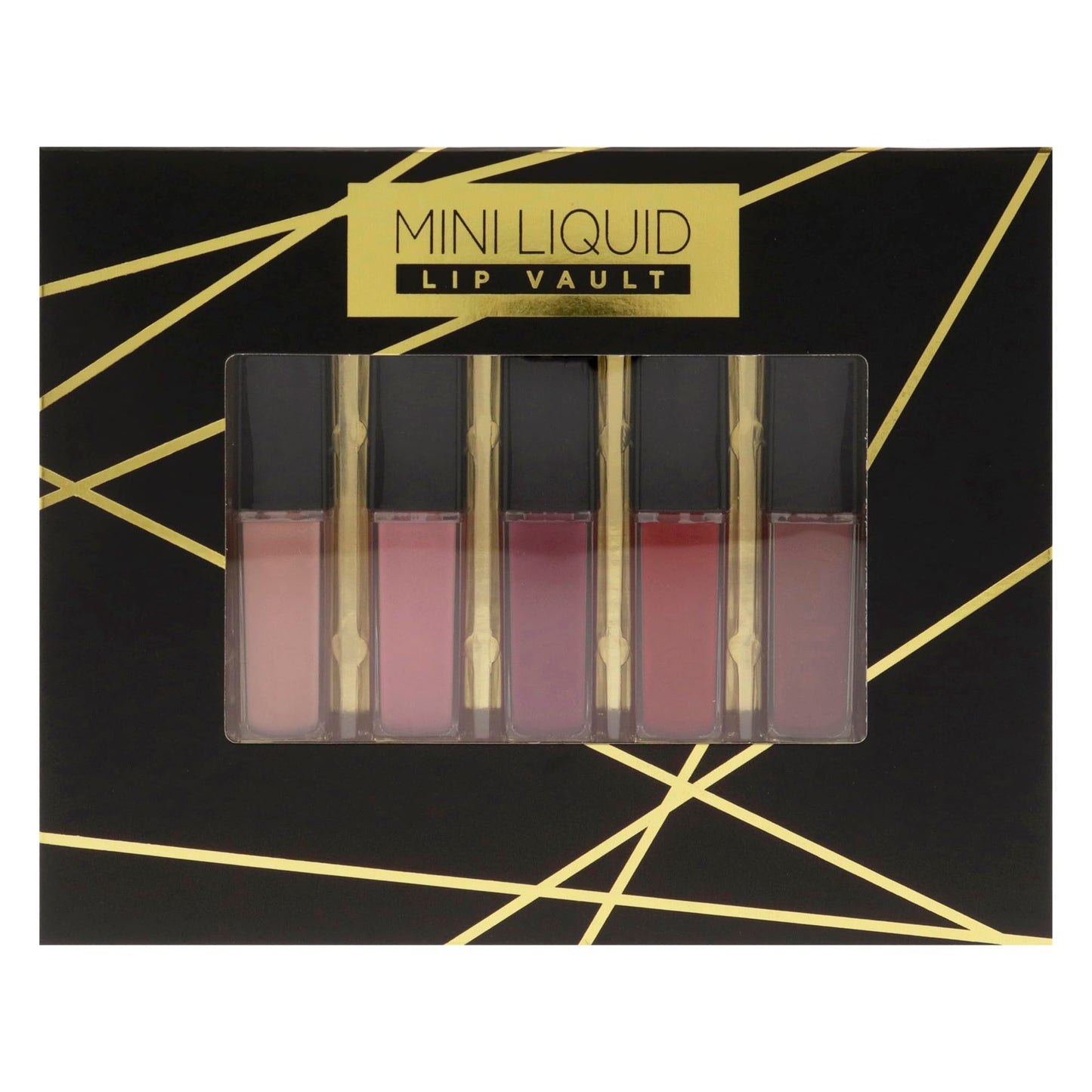 Reaction Retail Mini Liquid Lip Vault 5 x 0.19 oz Lipstick Beauty & Personal Care Reaction Retail