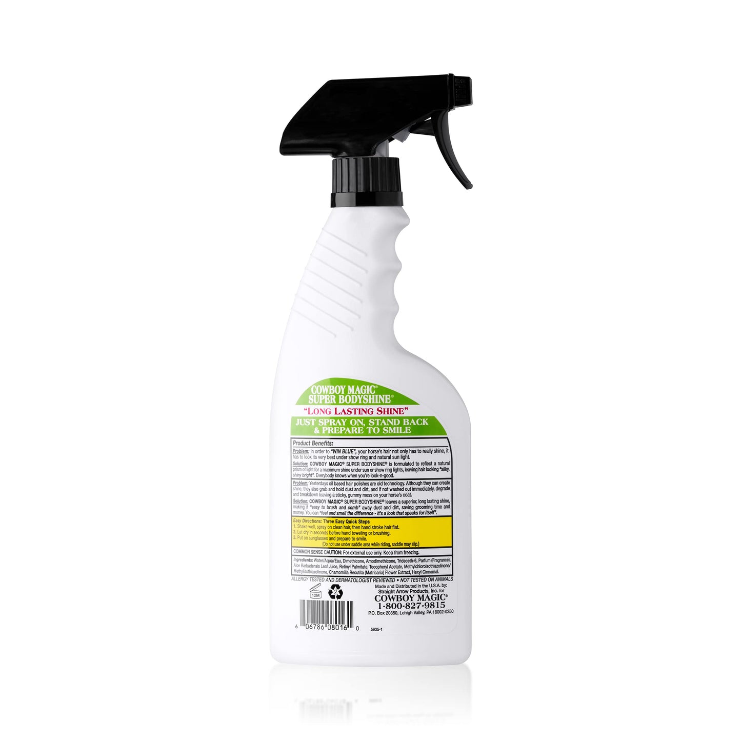 Cowboy Magic Super Bodyshine Fast Dry Repel DUST DETANGLE Hair 16 Ounce Beauty & Personal Care Cowboy Magic