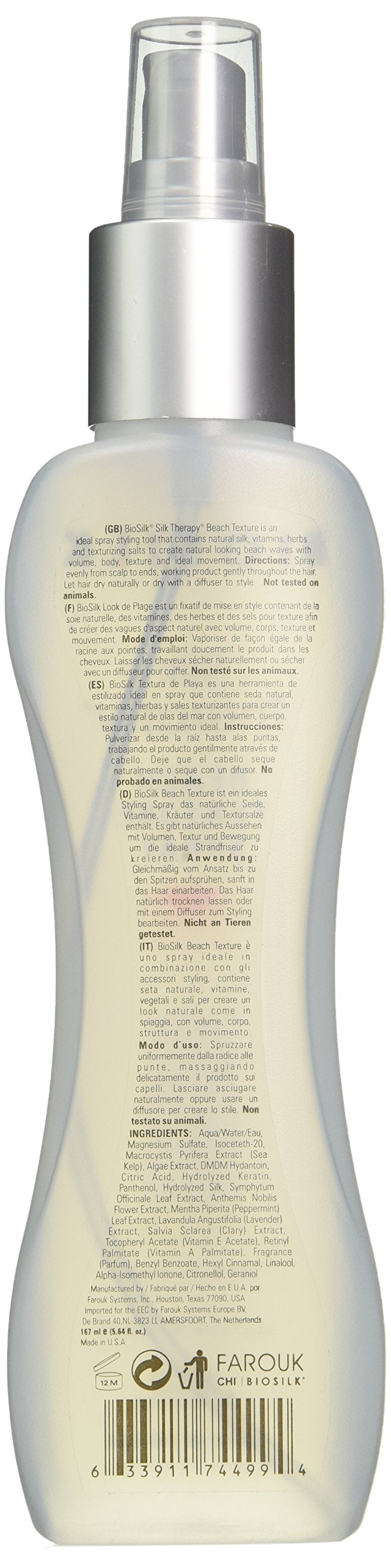 Biosilk Beach Texture 5.64 oz Beauty & Personal Care BioSilk