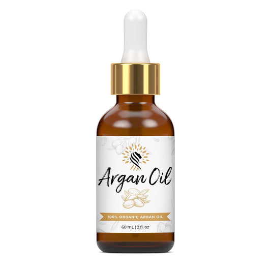 Argan Cosmetics 100% Pure Organic Moroccan Argan Oil for Hair, Skin, Nails, Cuticles, Face & Beards - Cold Pressed, Unscented - Filtered Through Beauty & Personal Care Argan Cosmetics