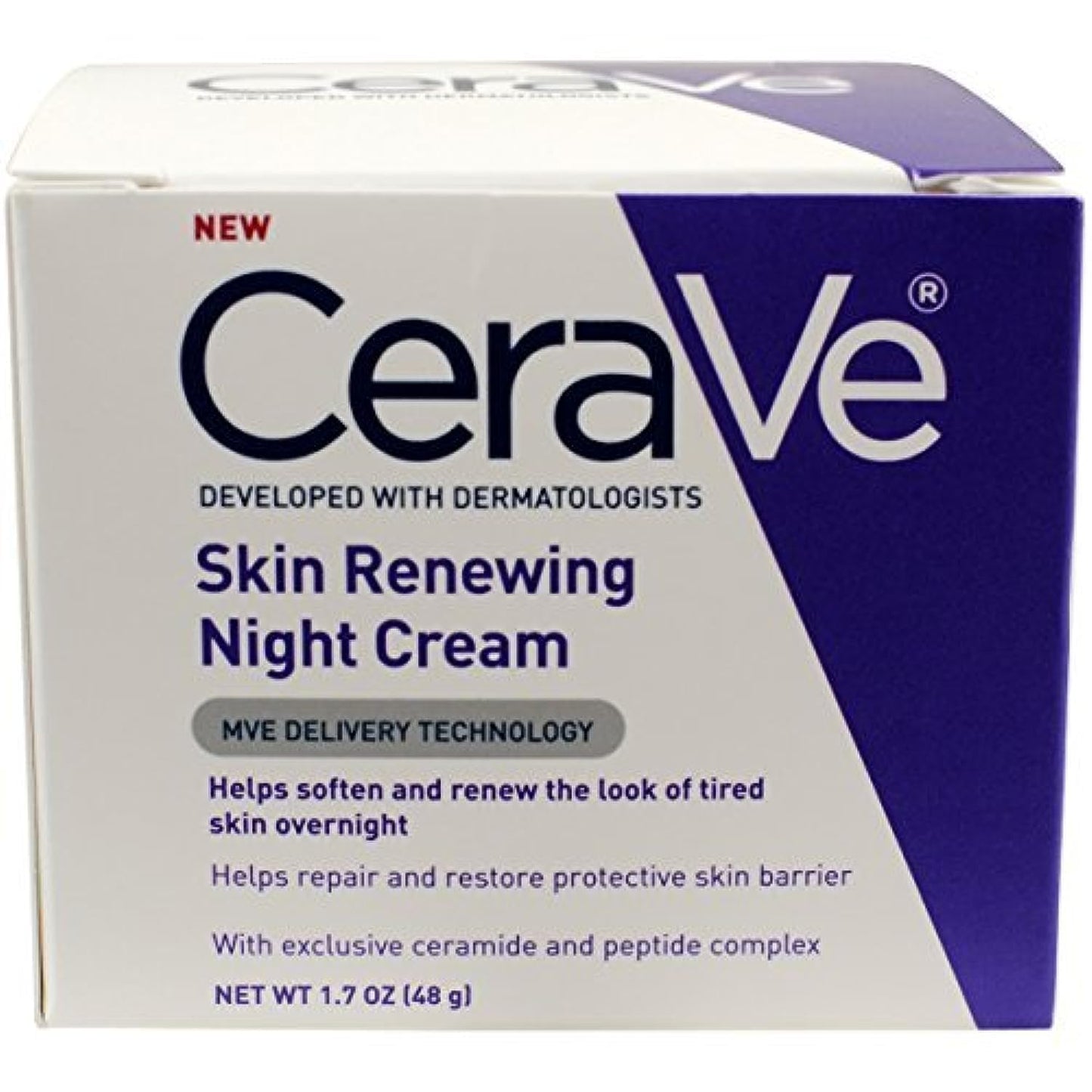 CeraVe Skin Renewing Night Cream, 50ml by CeraVe Beauty & Personal Care CeraVe