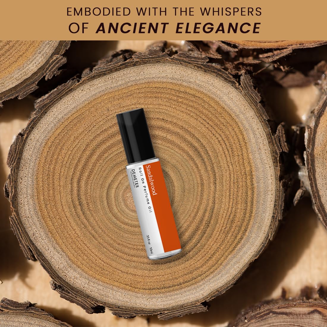 DEMETER Sandalwood Roll On Perfume Oil, 0.33 Oz, Long-Lasting Beauty & Personal Care DEMETER