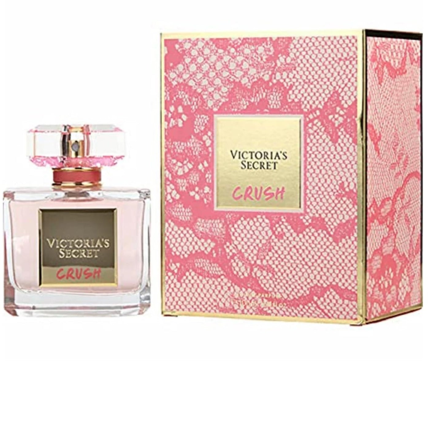 Victoria's Secret Crush Perfume For Women Eau De Parfum 3.4 Fl Oz - Fresh Scent with Pink Peppercorn, Treasure Peony, Ashok Flower Beauty & Personal Care Victoria's Secret