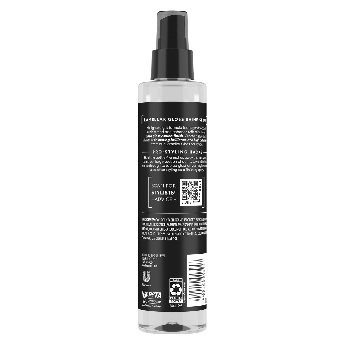 TRESemmé Lamellar Spray Gloss Shine Ultra Shine Lasting Brilliance 6.1 Fl Oz Beauty & Personal Care TRESemmé