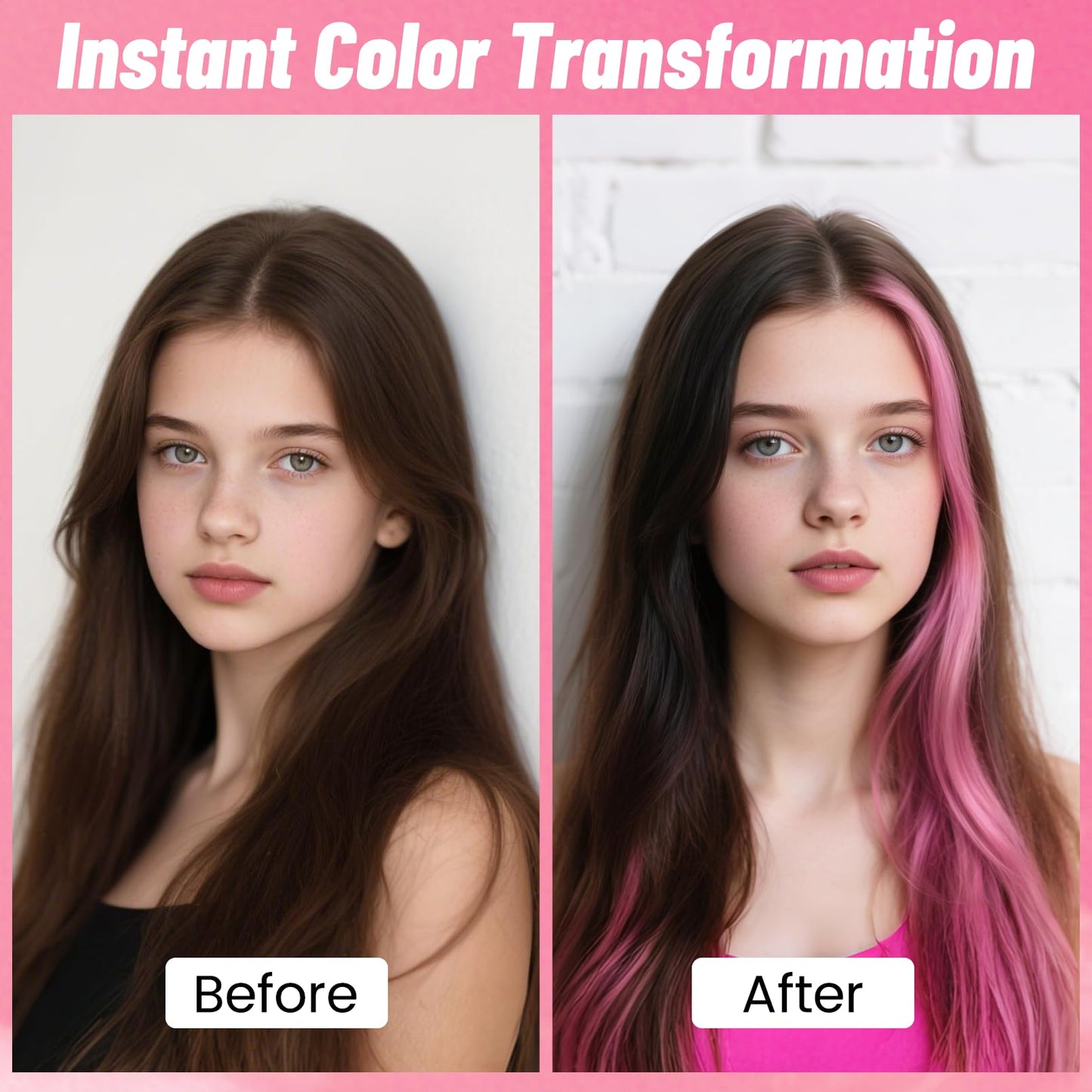 Pink Hair Spray, Seaboll Temporary Hair Color Spray for Kids Women Men-4.06 oz- Safe Non Sticky Washable One Day Hair Dye Spray,Disposable Accessories Beauty & Personal Care Seaboll