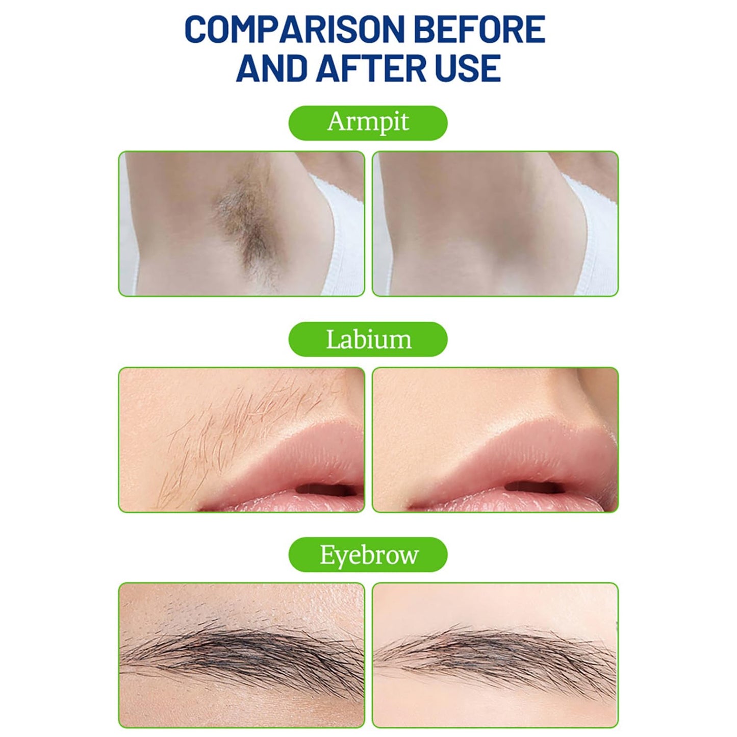 DISAAR BEAUTY Hair Removal Wax Strip Ready To Use At Home Armpit Leg Arm Bikini Area Natural Plant Extract Soothing Soft Skin 20PCS (Normal Skin Beauty and Personal Care DISAAR Beauty