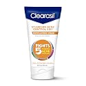 Clearasil Stubborn Acne Control 5in1 Exfoliating Wash, Maximum Strenght with 2% Salicylic Acid Acne Treatment Medicine, Daily Acne Facial Cleanser Beauty & Personal Care Clearasil