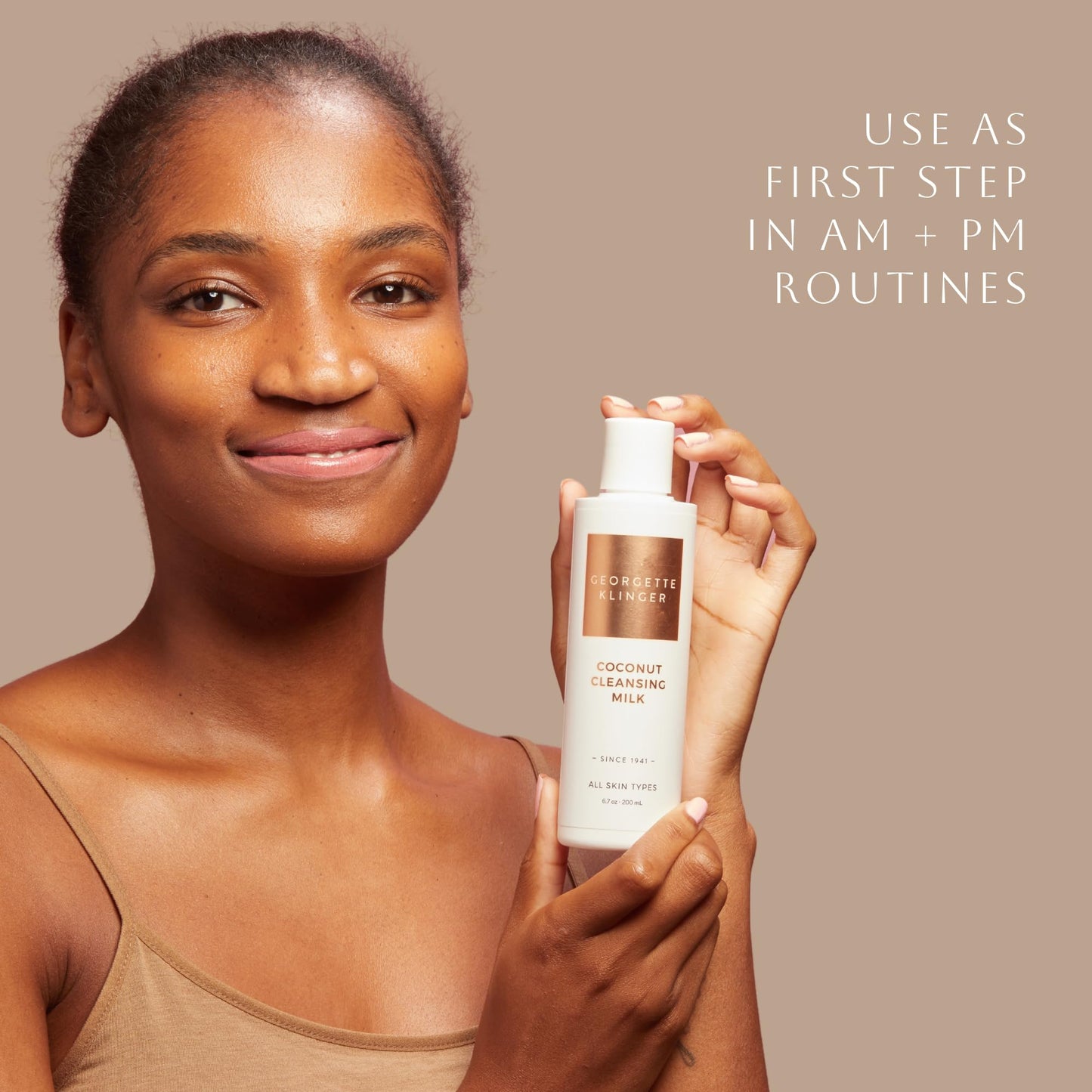 Georgette Klinger Coconut Cleansing Milk - Natural Face Wash for Women, Gentle Makeup Remover That Restores Moisture with Nutrient-Rich Coconut Oil Beauty & Personal Care Georgette Klinger