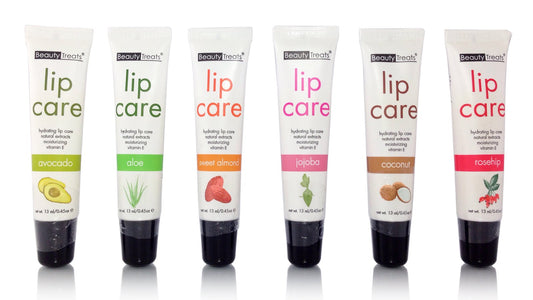 Beauty Treats Hydrating Lip Care with Natural Extracts and Moisturizing Vitamin E set of 6 Flavors Beauty & Personal Care Beauty Treats