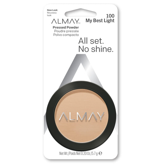 Almay Pressed Powder, Skin Tone Matching, Hypoallergenic, Frageance Free, 100 My Best Light, 0.20 Oz Beauty & Personal Care Almay
