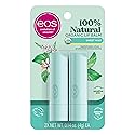 eos 100% Natural & Organic Lip Balm Sticks - Sweet Mint, All Natural Lip Balm, All-Day Moisture, Dermatologist Recommended, 0.14 oz, 2-Pack Beauty & Personal Care eos
