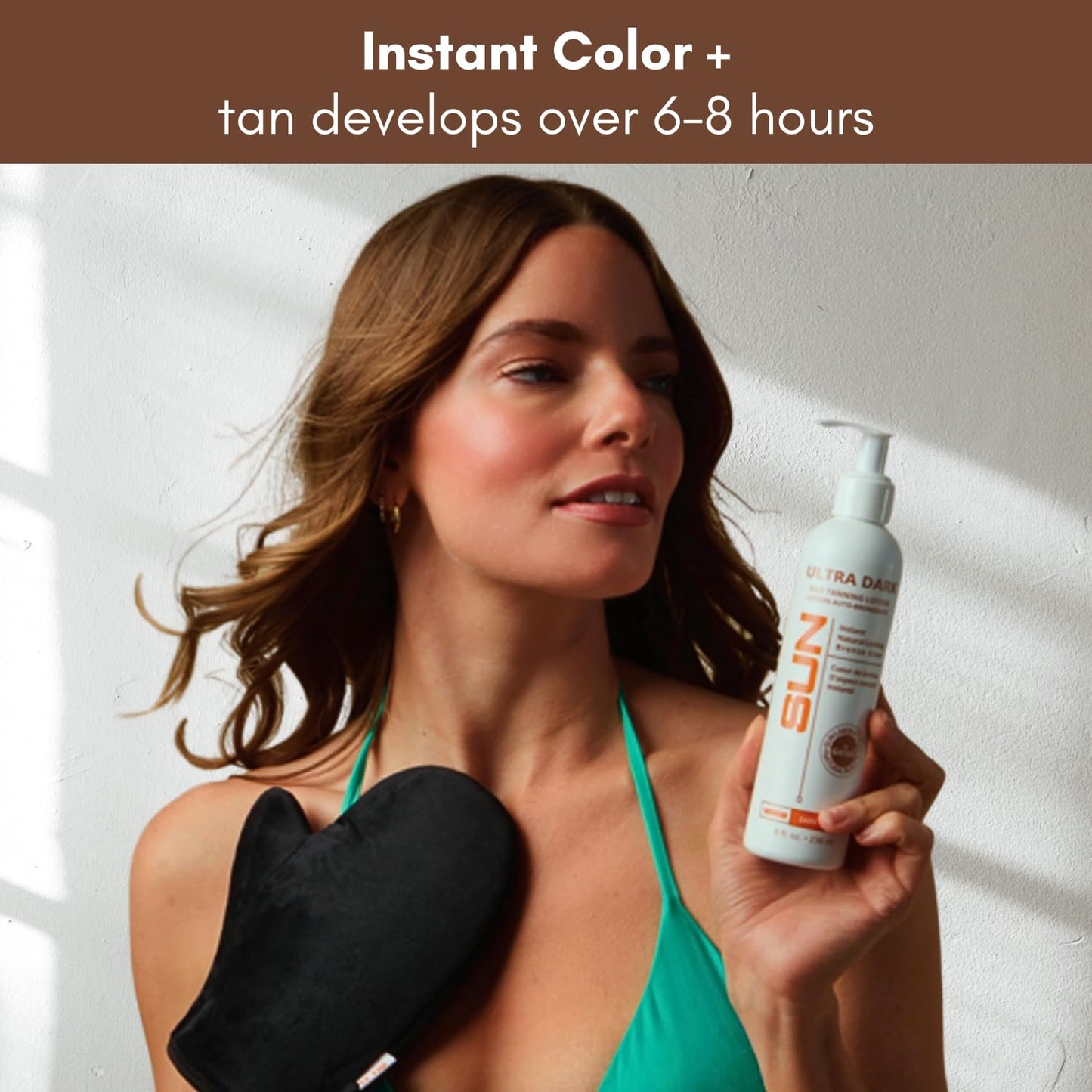Sun Laboratories By Giesee Ultra Dark Sunless Tanning Lotion 8 oz - Premium Tanning Lotion for Instant Glow, Organic Self Tanner, Perfect for Body Beauty & Personal Care Sun Laboratories by Giesee
