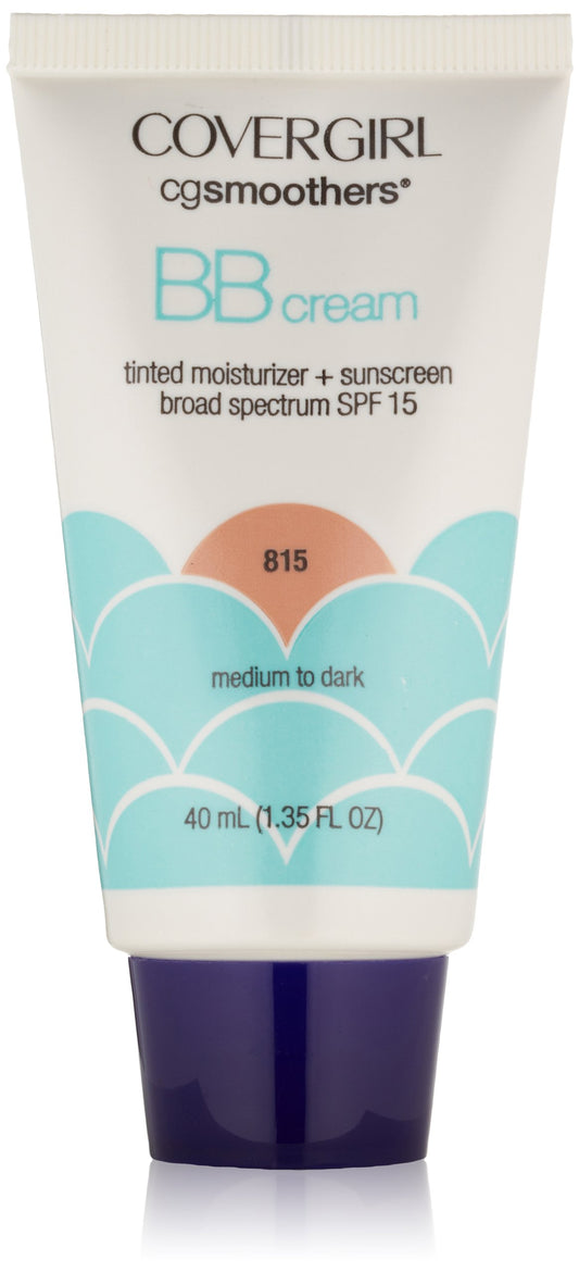 CoverGirl Smoothers SPF 15 Tinted Moisturizer, Medium To Dark 815, 1.35-Ounce Packages (Pack of 2)