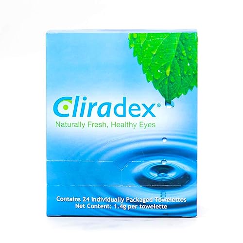Cliradex Towelettes - Natural Face, Eyelash & Eyelid Cleanser - Wipes for Demodex, Blepharitis, Mgd and Red Irritated Eye Lid - Tea Tree Oil Extract. Beauty & Personal Care Cliradex