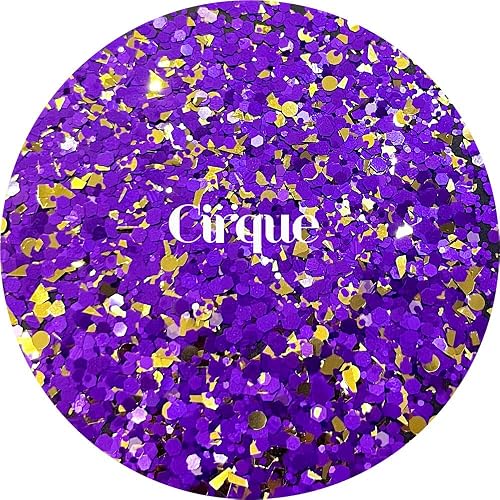 Purple Polyester Glitter | Craft Glitter | Glitter for Arts & Crafts | Tumblers | Cosmetics | Nails | Epoxy Resin Art | Slime | DIY | Body Glitter | 1 Beauty & Personal Care Glitter Heart Co.