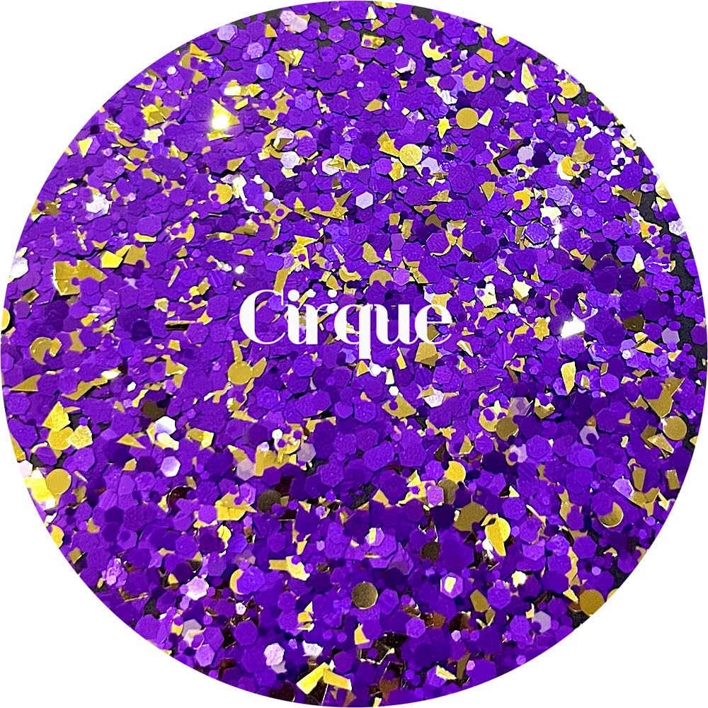 Purple Polyester Glitter | Craft Glitter | Glitter for Arts & Crafts | Tumblers | Cosmetics | Nails | Epoxy Resin Art | Slime | DIY | Body Glitter | 1 Beauty & Personal Care Glitter Heart Co.