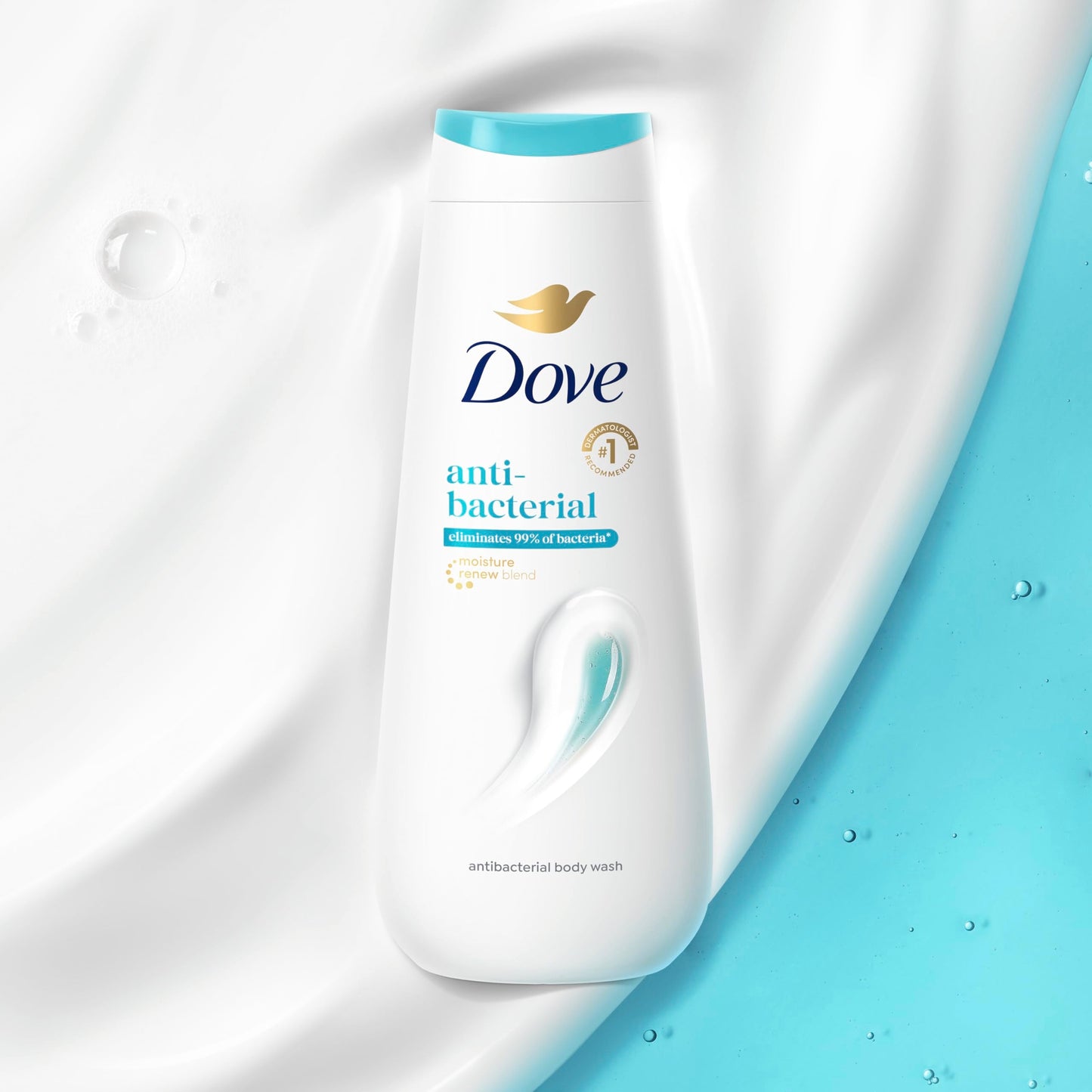 Dove Body Wash Antibacterial For All Skin Types Protects from Dryness 20 oz Beauty & Personal Care Dove