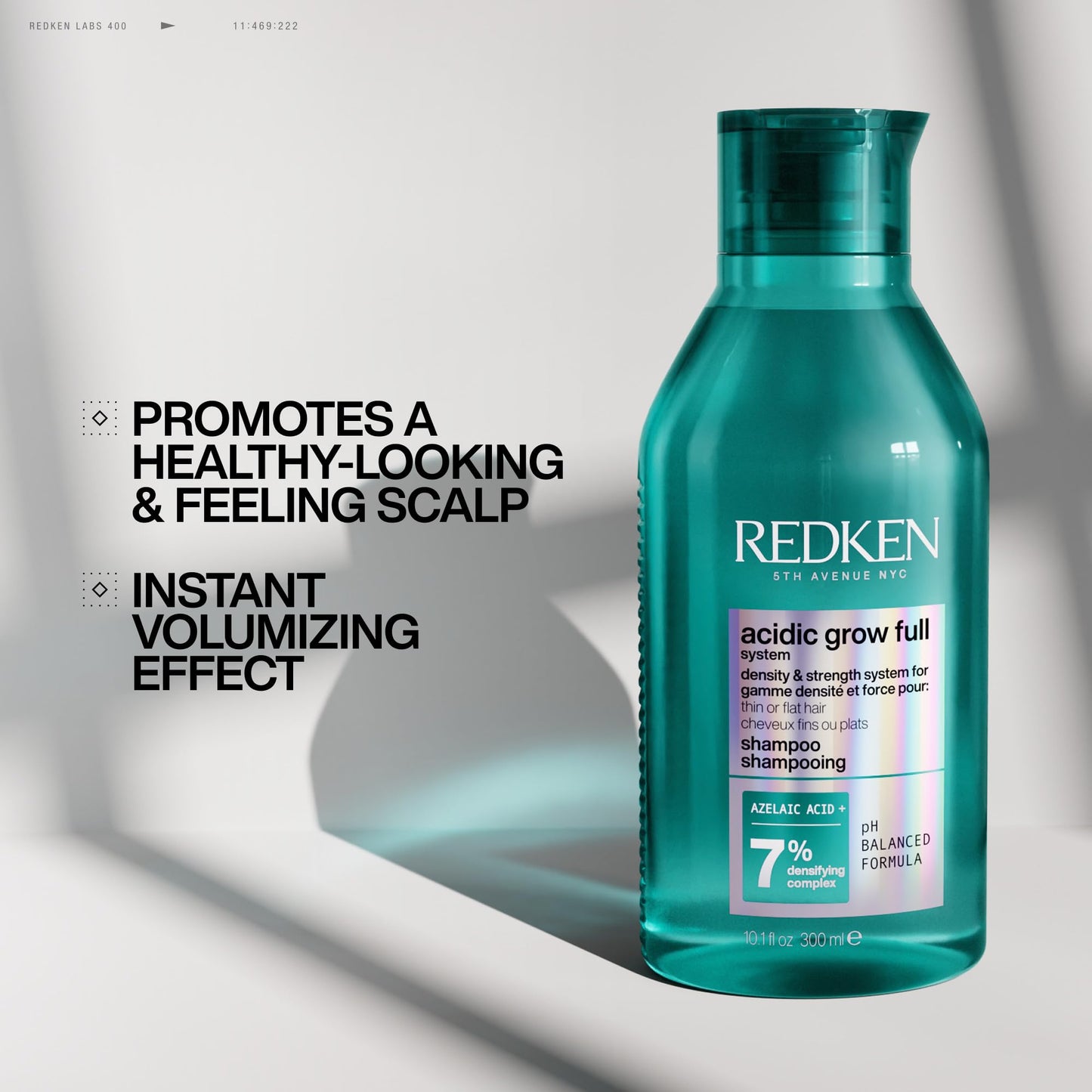 Redken Acidic Grow Full System Densifying Shampoo - Lightweight Shampoo for Fuller, Thicker-Looking Hair, Gentle Cleansing & Scalp Moisturizing Beauty & Personal Care Redken