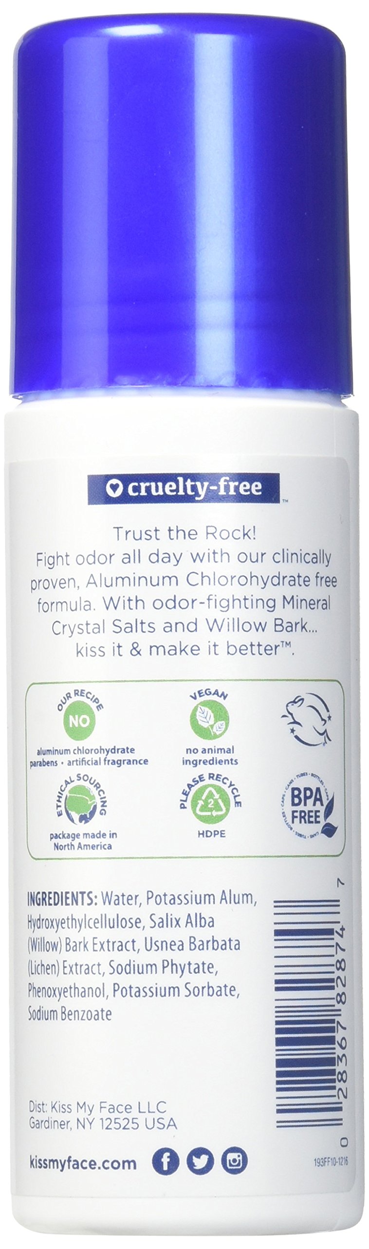 Kiss My Face Natural Liquid Rock Deodorant, Fragrance-Free, 3 oz (Pack of 3) Beauty and Personal Care Kiss My Face