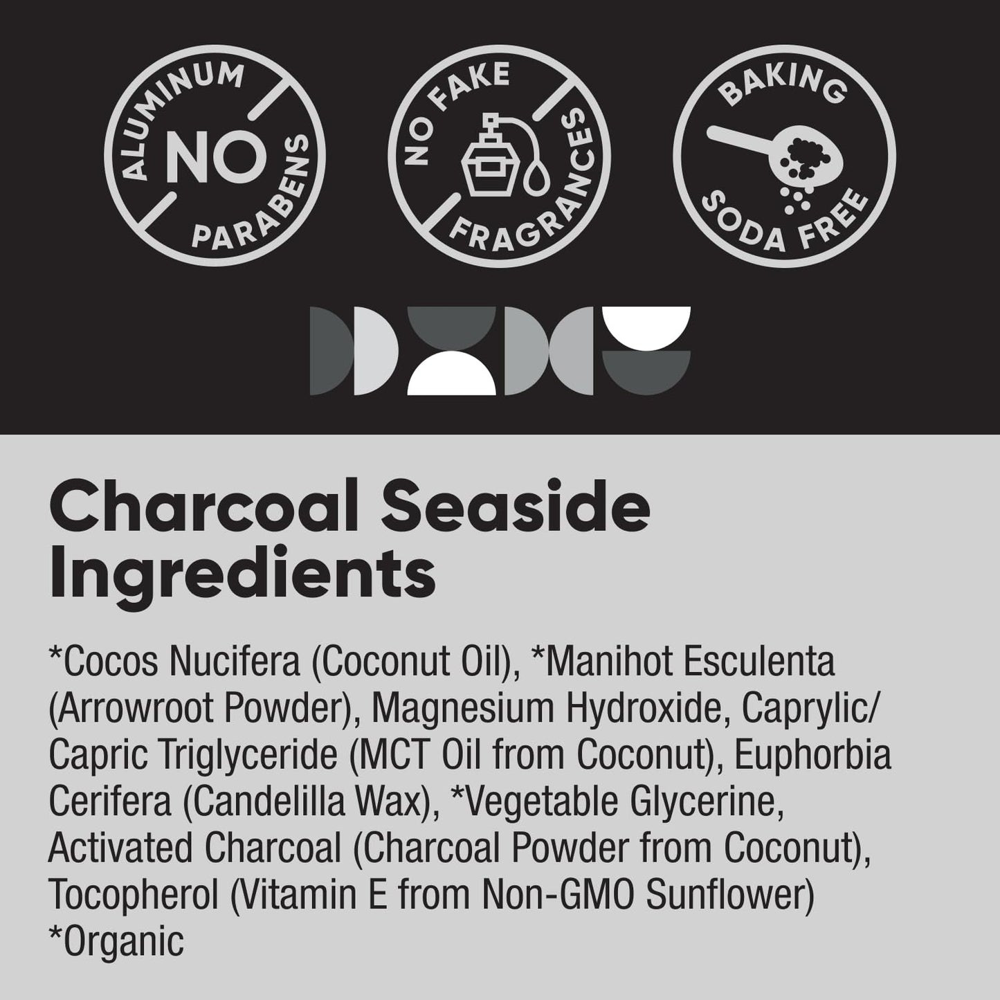 Pretty Frank Unscented Charcoal Aluminum-Free Deodorant Paste (Formerly Primal Pit Paste) Baking Soda-Free - Sensitive Skin, Long-Lasting Odor Control Beauty and Personal Care PRETTY FRANK