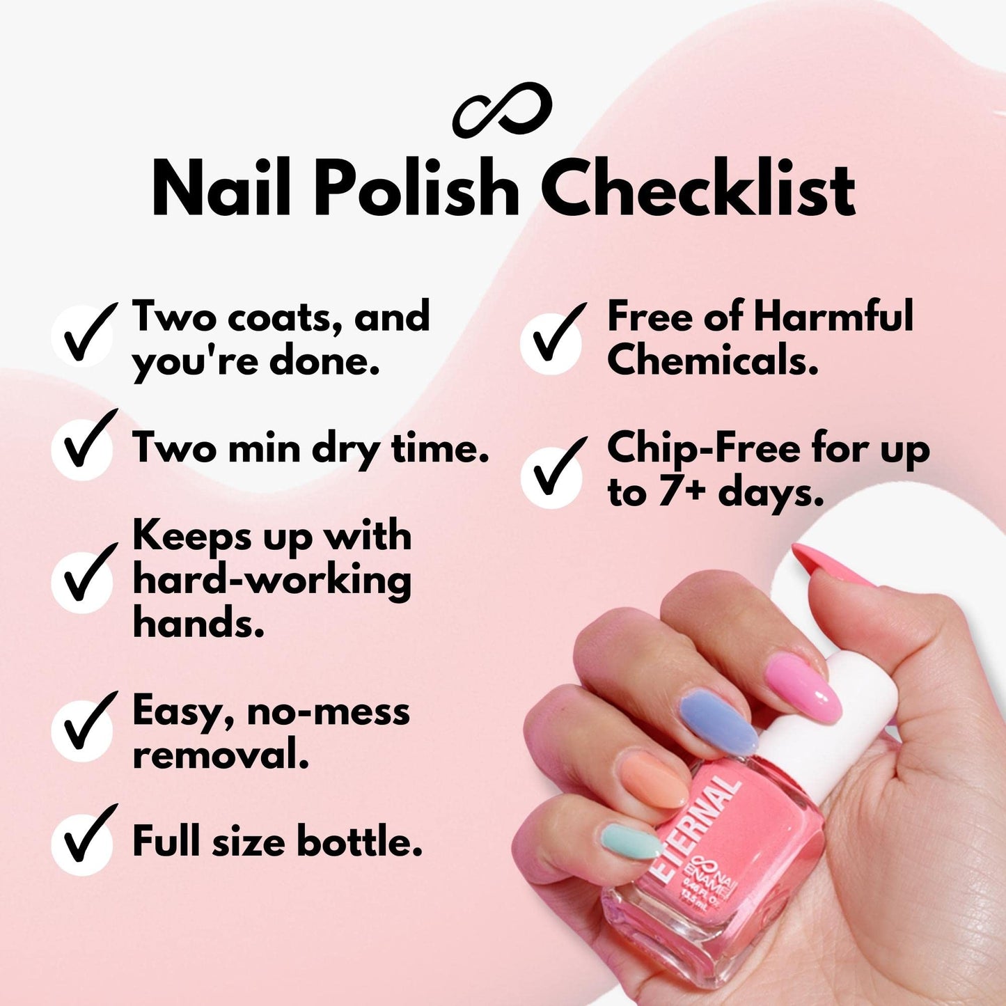 Eternal Pastel Nail Polish Sets for Women (CANDY PASTELS) - Pastel Nail Polish Set for Girls - Long Lasting & Quick Dry Nail Polish Set for Home DIY Beauty & Personal Care Eternal