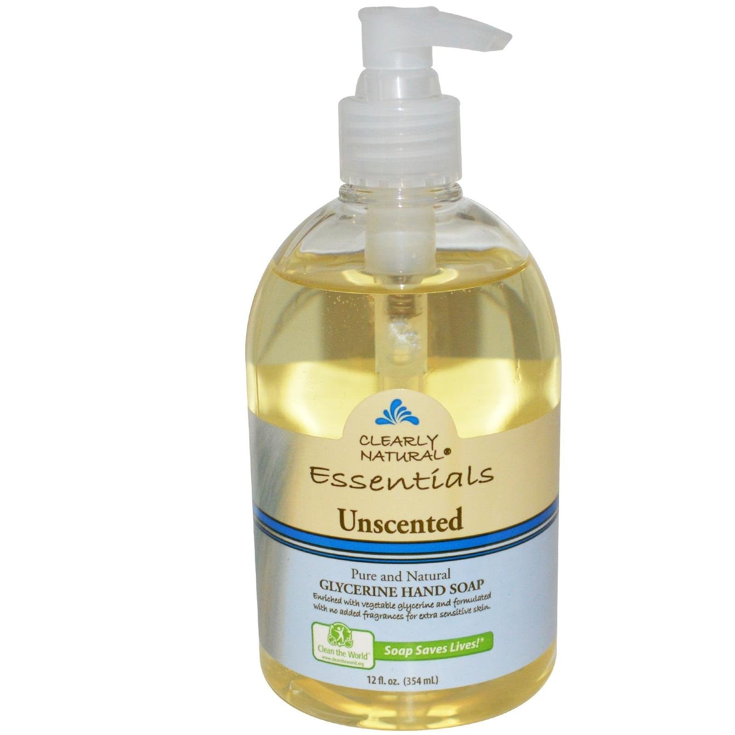 Clearly Natural Pure and Natural Glycerine Hand Soap Unscented - 12 fl oz Beauty & Personal Care Clearly Natural