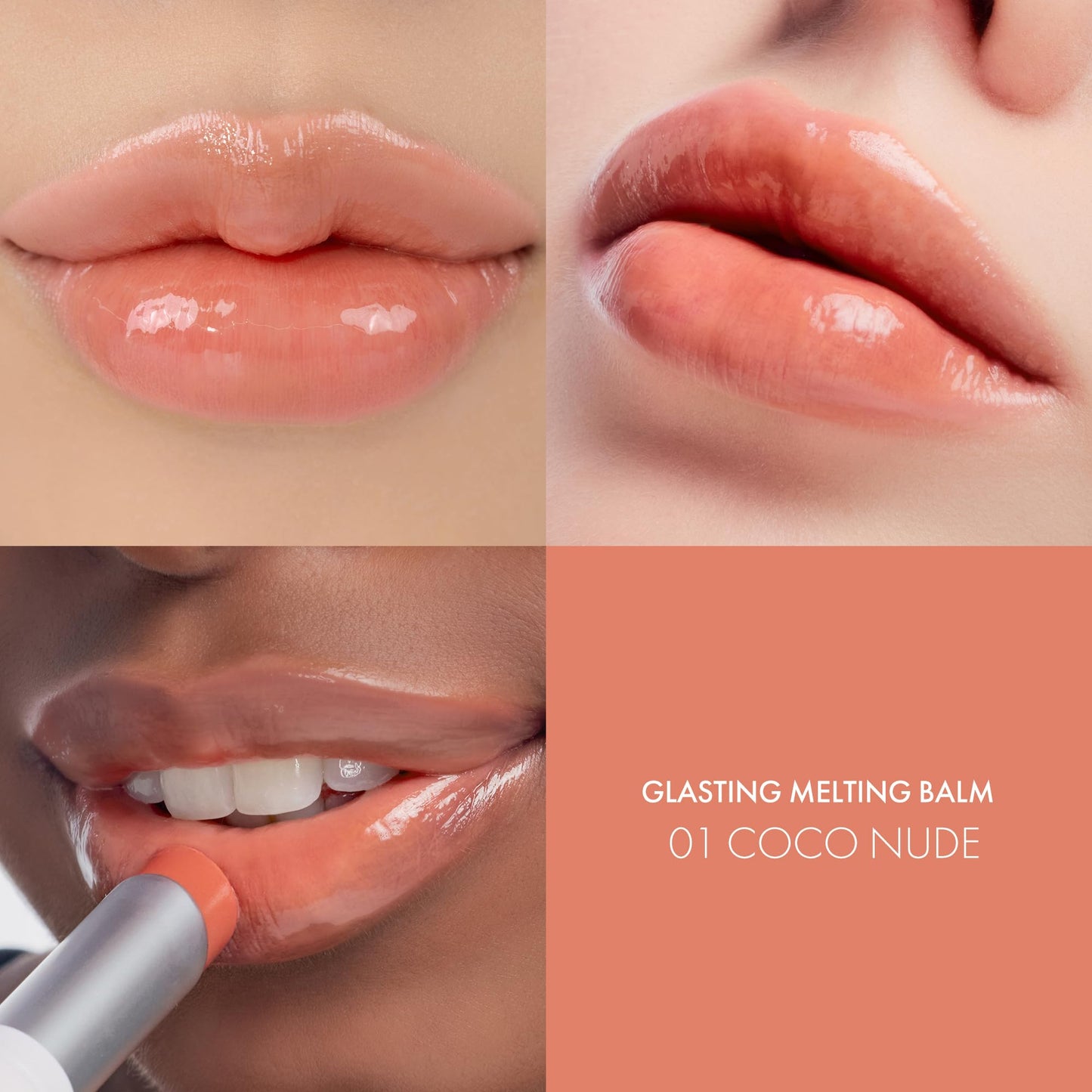 rom&nd Glasting Melting Balm - High-Shine, Hydrating Tinted Lip Balm - Buildable Gloss & Vegan Formula - Korean Glossy Lip Balm with Shea Butter 0.12 Beauty and Personal Care rom&nd