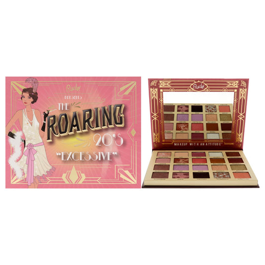 Rude Cosmetics The Roaring 20s Eyeshadow Palette - Excessive Eye Shadow Women 0.84 oz Beauty & Personal Care RUDE