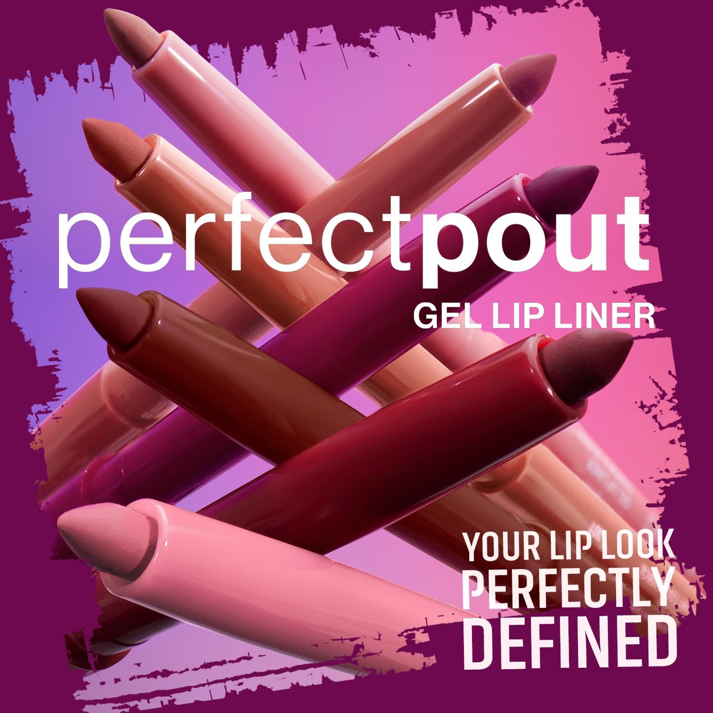 wet n wild Lip Liner Perfect Pout Matte Retractable Gel Lip Liner Pencil, Plum Together Beauty & Personal Care wet n wild