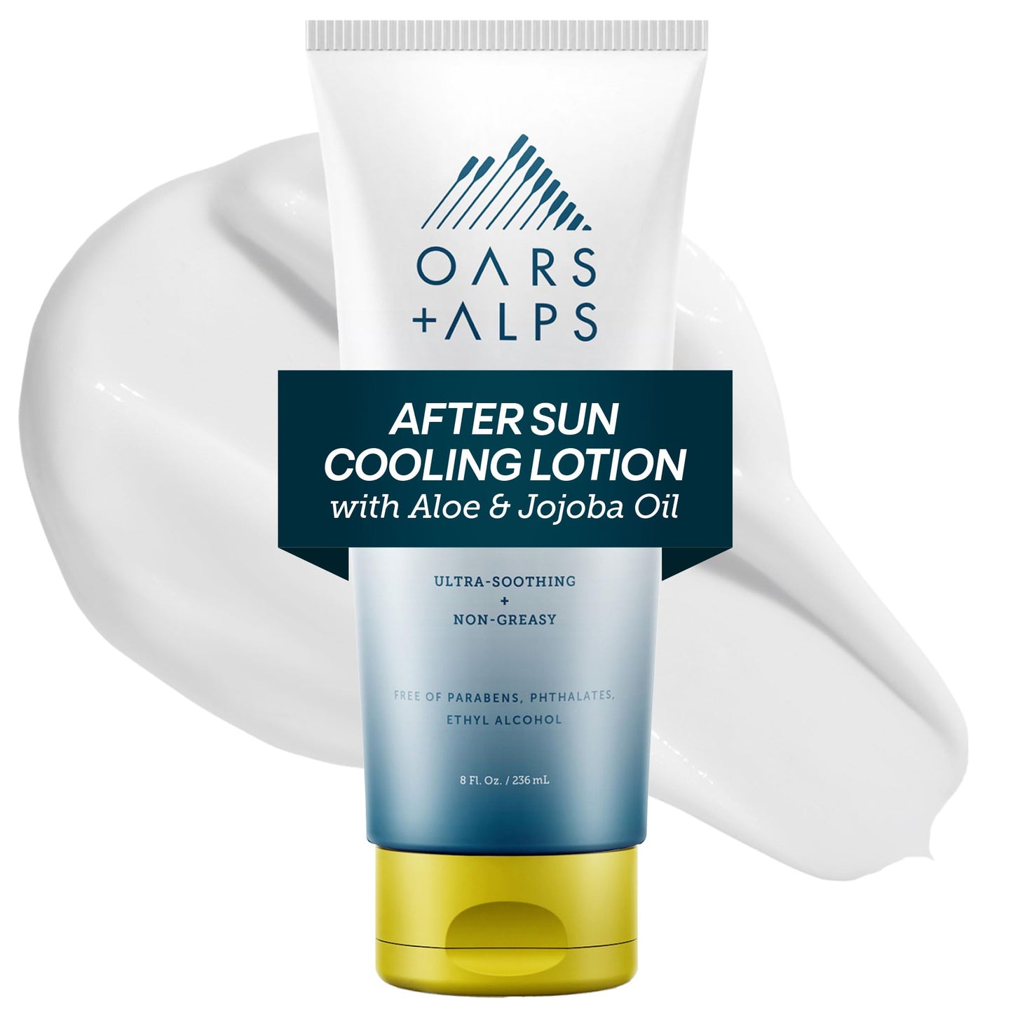 Oars + Alps After Sun Cooling Lotion, Includes Aloe Vera and Cucumber Extract for Sunburn Relief, Fresh Cut Aloe Scent, 8 Fl Oz Beauty & Personal Care Oars + Alps