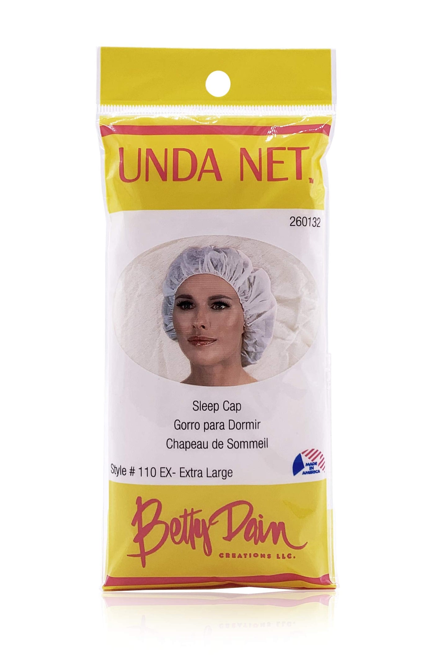 Betty Dain Unda Net Sleep Cap/Hairnet, Non-Woven Breathable Fabric, Protects Hair While You Sleep, Ideal for Industrial and Food Service Environments Beauty & Personal Care Betty Dain