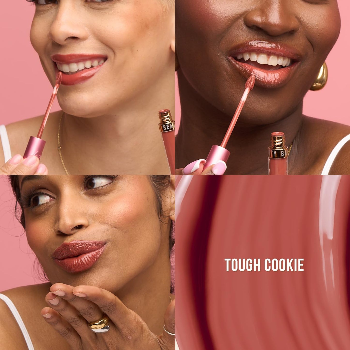 Beauty Bakerie Lip Slip High Shine Lip Gloss, Hydrating Non Sticky Formula, Pigmented Warm Nude Finish with Jojoba Sunflower Meadowfoam Oils, Tough Beauty & Personal Care Beauty Bakerie