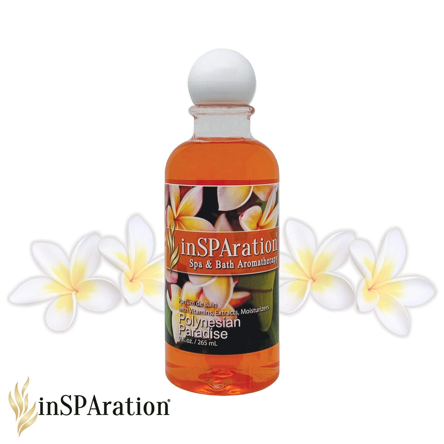 inSPAration Spa and Bath Aromatherapy 123X Spa Liquid, 9-Ounce, Polynesian Paradise, Red Beauty & Personal Care InSPAration