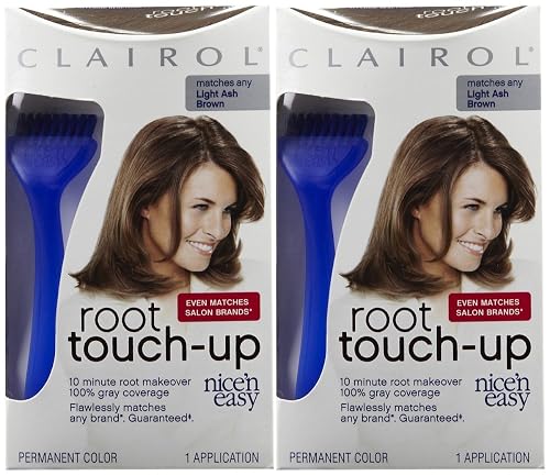 Clairol Nice n Easy Touch, Up, 006A, Light Ash Brown, 2 pk Beauty & Personal Care Clairol