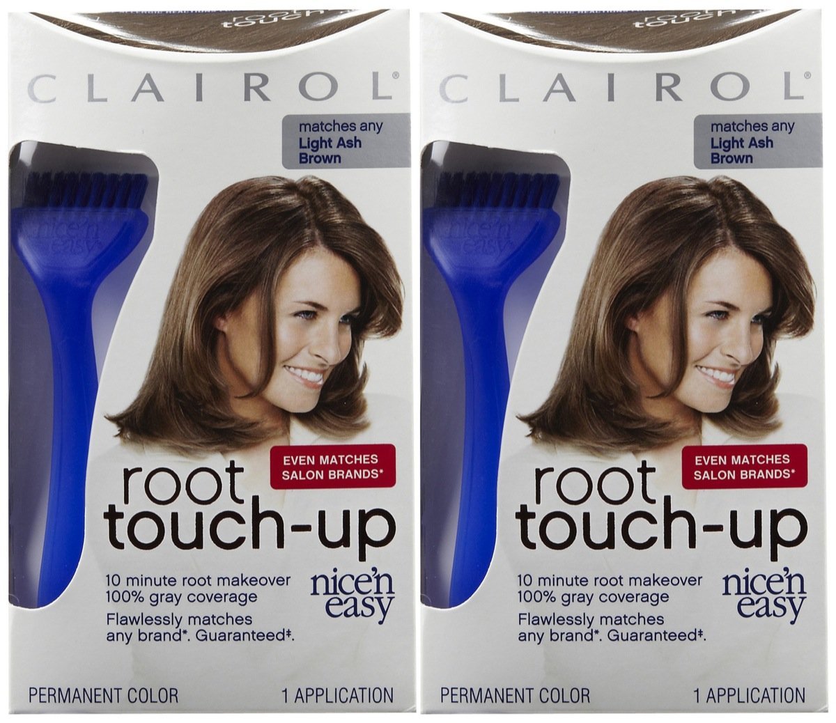 Clairol Nice n Easy Touch, Up, 006A, Light Ash Brown, 2 pk Beauty & Personal Care Clairol