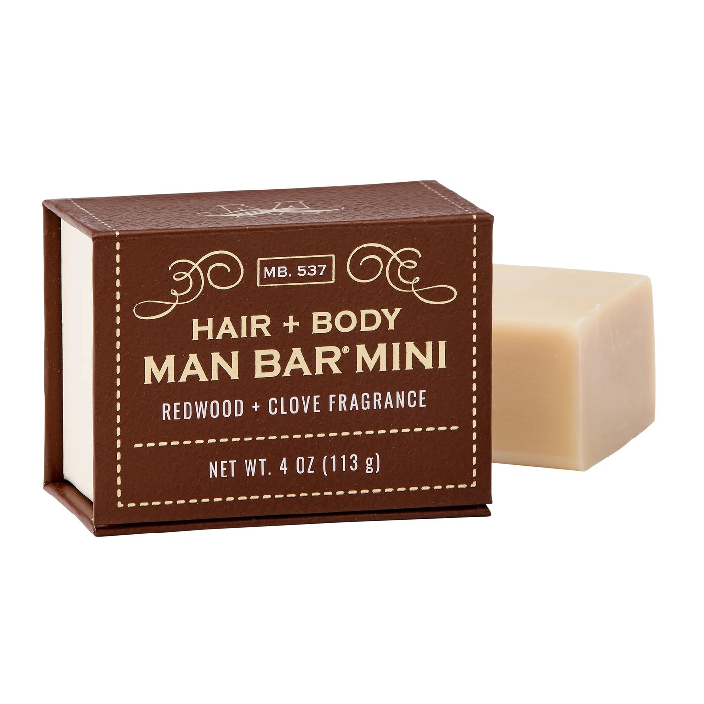 San Francisco Soap Hair and Body Mini-Bar 4oz (Redwood and Clove) - No Harmful Chemicals - Good for All Skin Types - Made in the USA Beauty & Personal Care San Francisco Soap Company