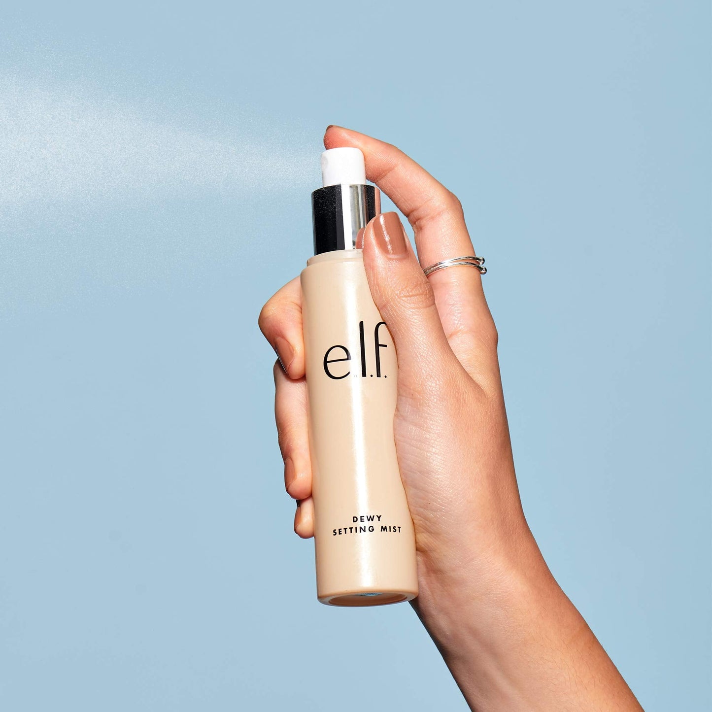 e.l.f. Dewy Setting Mist Hydrating, Luminizing, Long Lasting Sets Makeup, Conditions Coconut Infused 2.7 Fl Oz Beauty & Personal Care e.l.f.