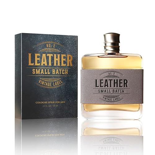 Tru Western Leather #2 Small Batch Men's Cologne, 3.4 fl oz (100 ml) - Confident, Sexy, Modern Beauty & Personal Care Tru Fragrance Beauty