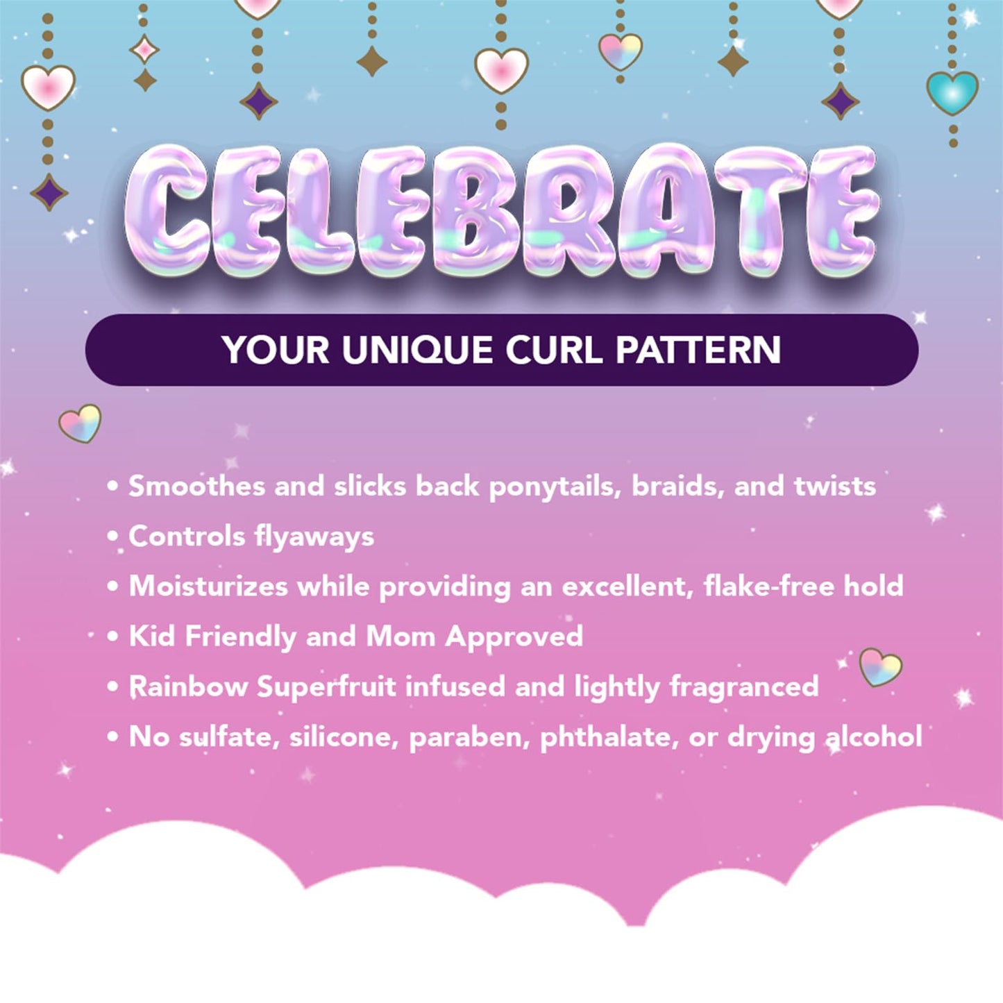 MAGICAL TRESSES by Afro Unicorn - Sparkle Bright Edges & More - Edge Control for Braids, Twists, and Ponytails - Controls Edges and Flyaways, 4 oz Beauty & Personal Care MAGICAL TRESSES