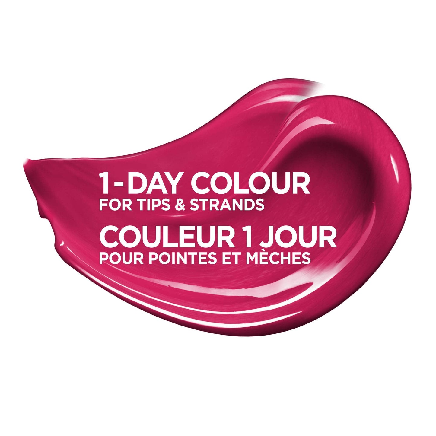 L'Oreal Paris Hair Makeup Temporary 1-Day Hair Color for Brunettes, Raspberry 10, 1 Fl Oz Beauty & Personal Care L'Oreal Paris