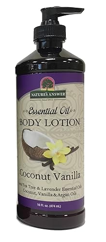 Nature's Answer Pure Essential Oil Body Lotion Coconut Vanilla, 16 Oz Beauty & Personal Care Nature's Answer