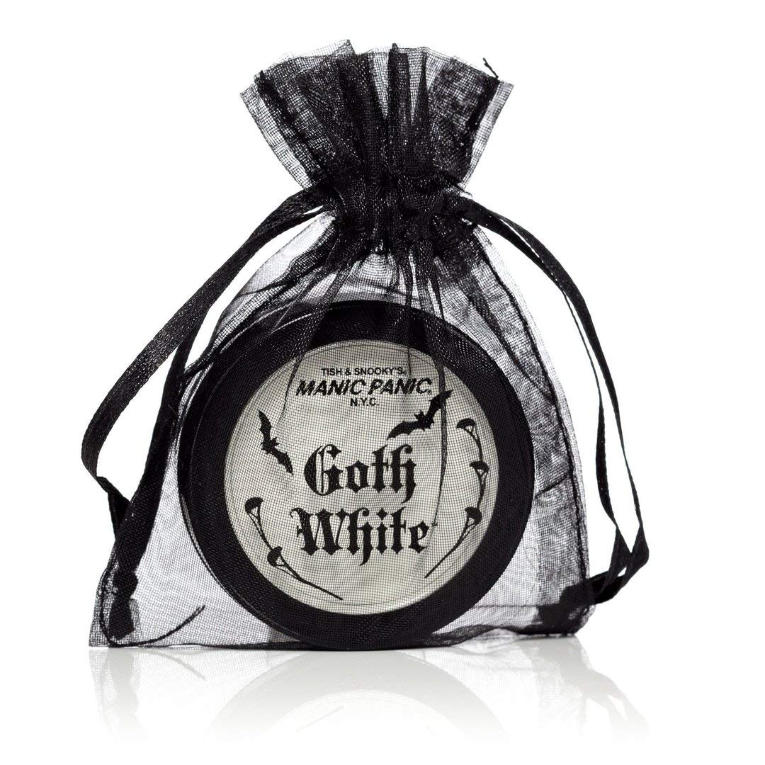 MANIC PANIC Goth White Cream to Powder Foundation - White Foundation for Goth Makeup, Cosplay & Halloween - Full Coverage & Matte Finish Beauty & Personal Care MANIC PANIC