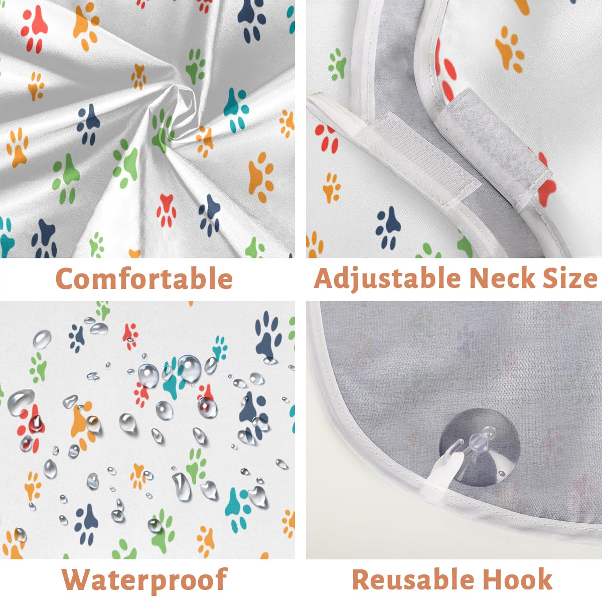 Hsnar Cute Dog Animal Beard Apron Gifts for Men Beard Trimming Catcher Bib Non-Stick Beard Cape for Shaving and Trimming Beauty and Personal Care Hsnar