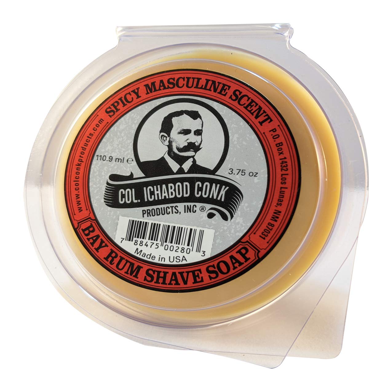 Col. Conk Bay Rum Shaving Soap 3.75 Ounce Large Beauty and Personal Care Colonel Conk