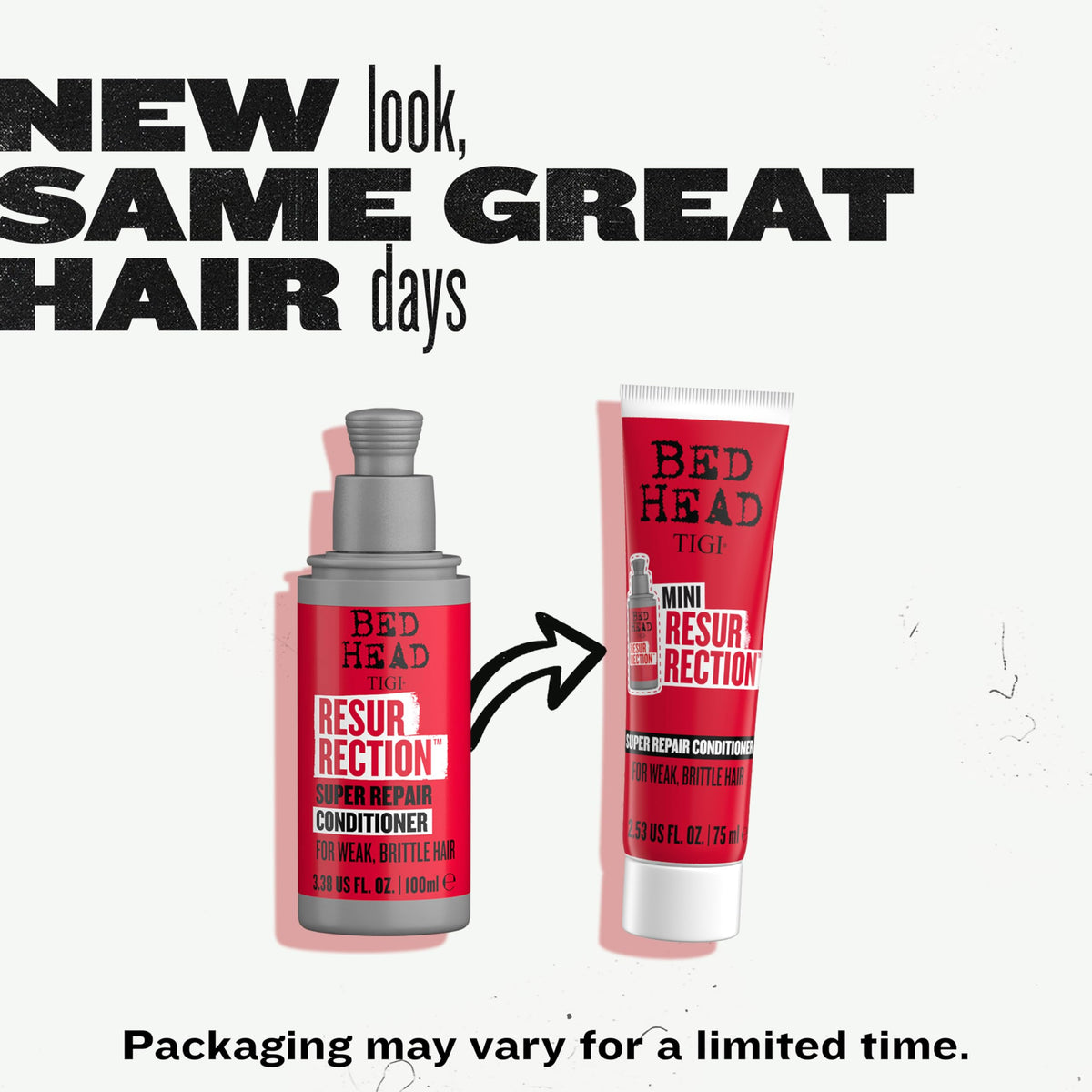 Bed Head by TIGI Resurrection Repair Conditioner for Damaged Hair Travel Size 3.38 fl oz Beauty & Personal Care TIGI