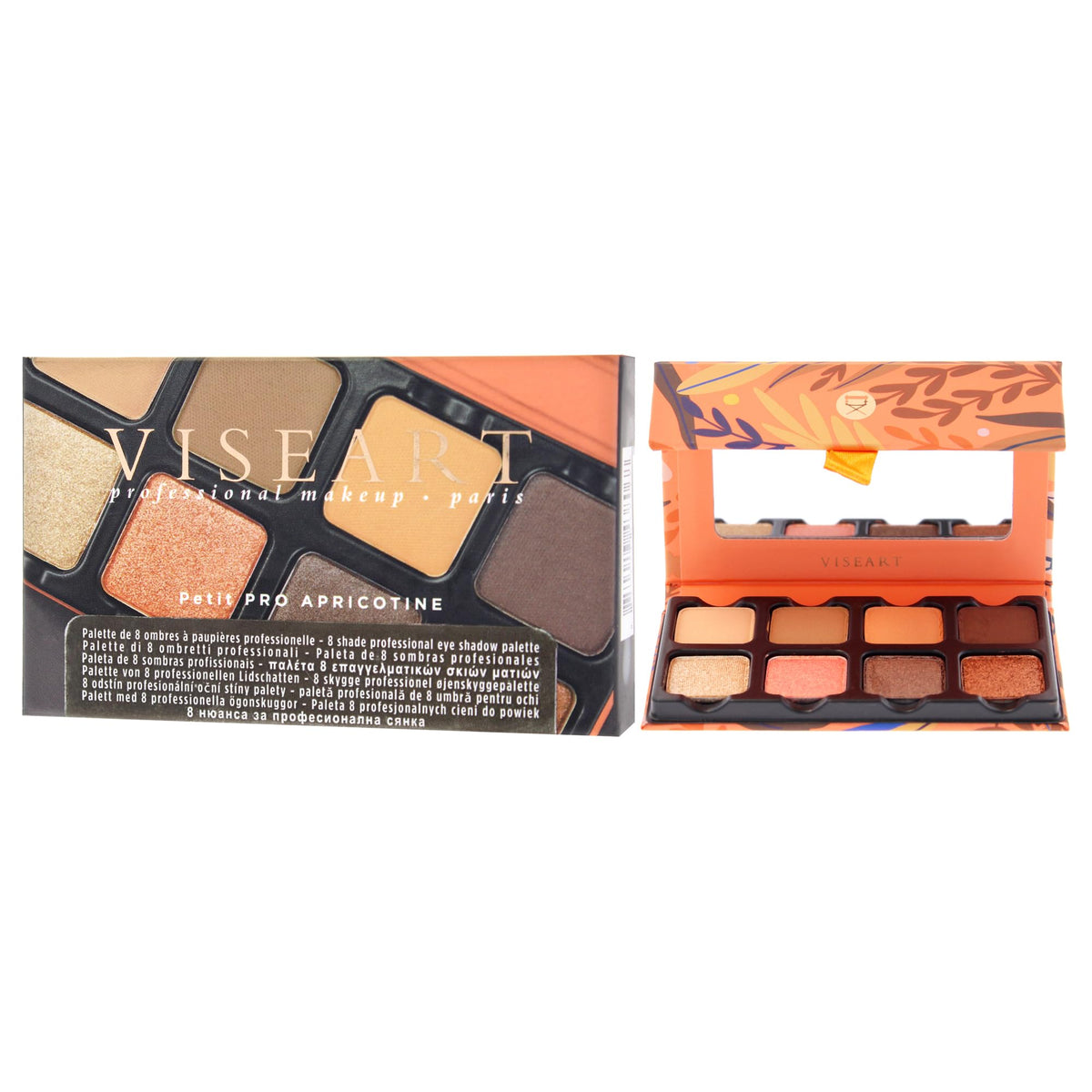 Petit Pro Eyeshadow Palette - Apricotine by Viseart Paris for Women - 0.28 oz Eye Shadow